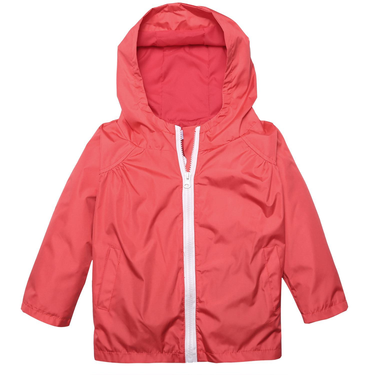 arshiner red outwear kid hooded outerwear